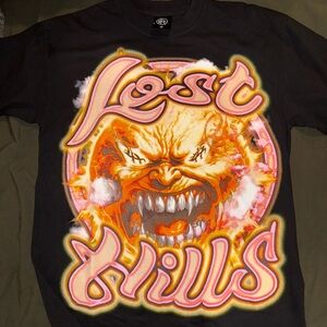 Lost Hills Graphic Tee - Black and Orange